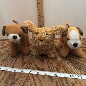 Lot Of 3‎ Dogs 1 Barks Animated Dogs Stuffed Animal Plush Toys Terrier